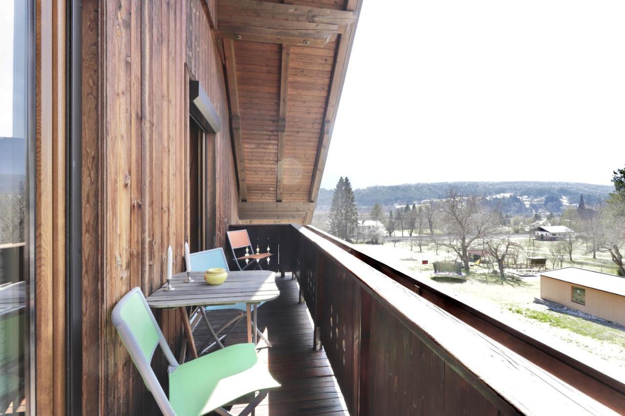Apartamento Tom's Hütte Presseggersee Exterior foto