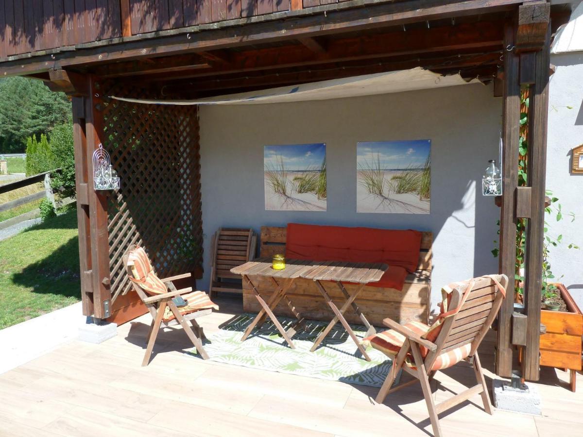Apartamento Tom's Hütte Presseggersee Exterior foto